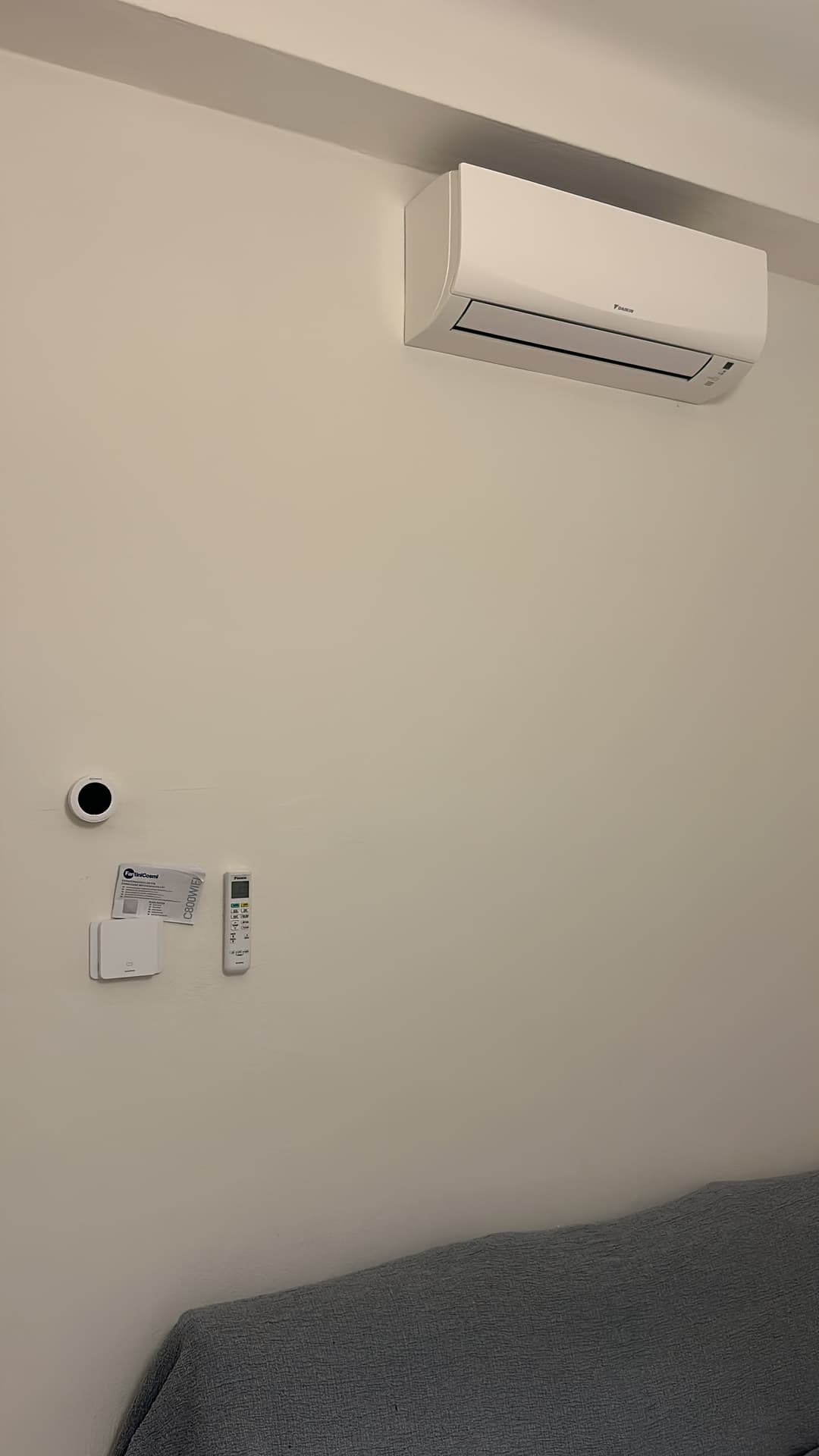 Climatizzatore Daikin nel soggiorno